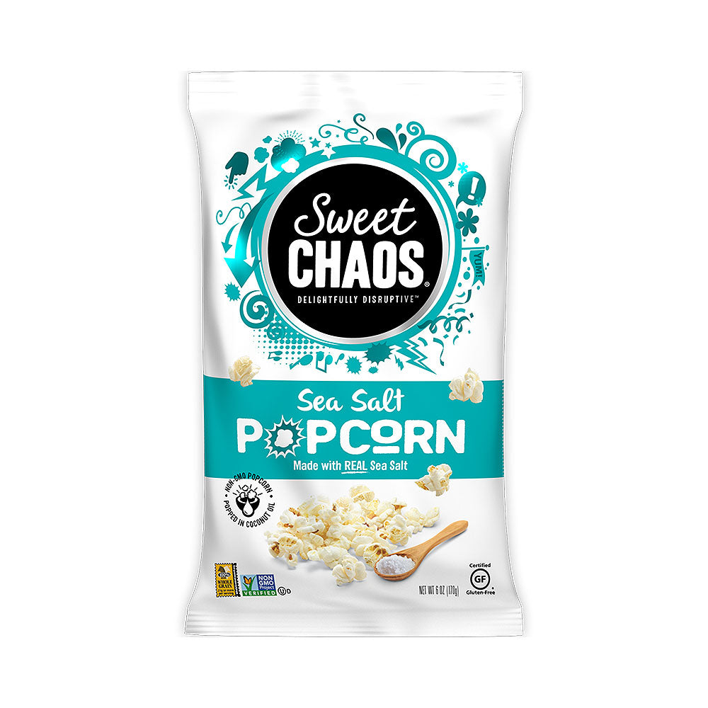 Sweet Chaos Sea Salt Popcorn 6 oz