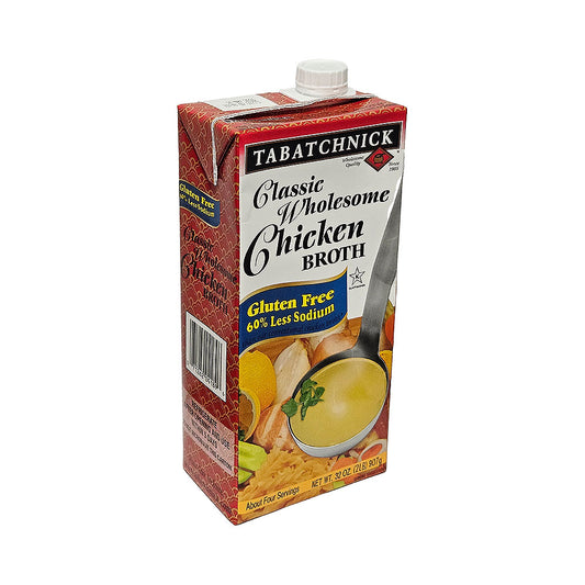 Tabatchnick Classic Wholesome Chicken Broth Less Sodium 32oz