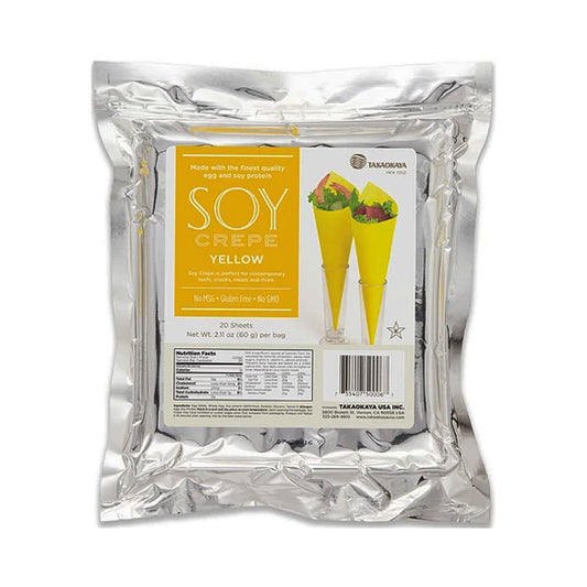 Takaokaya Soy Crepe Yellow 20 Sheets 2.11 oz