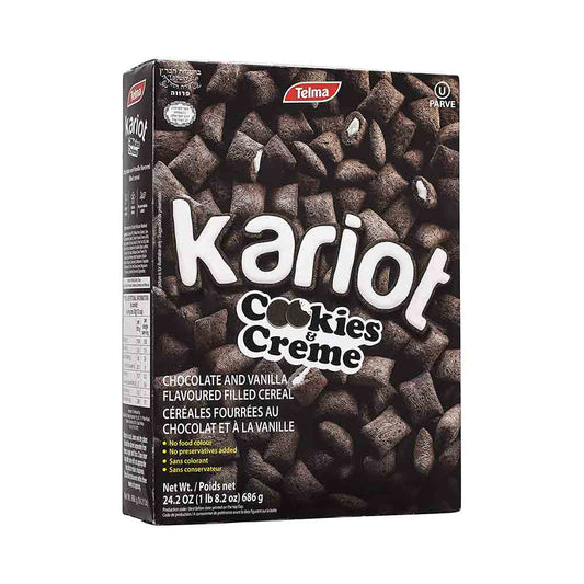 Telma Kariot Cookies & Creme  Cereal 24.2 oz
