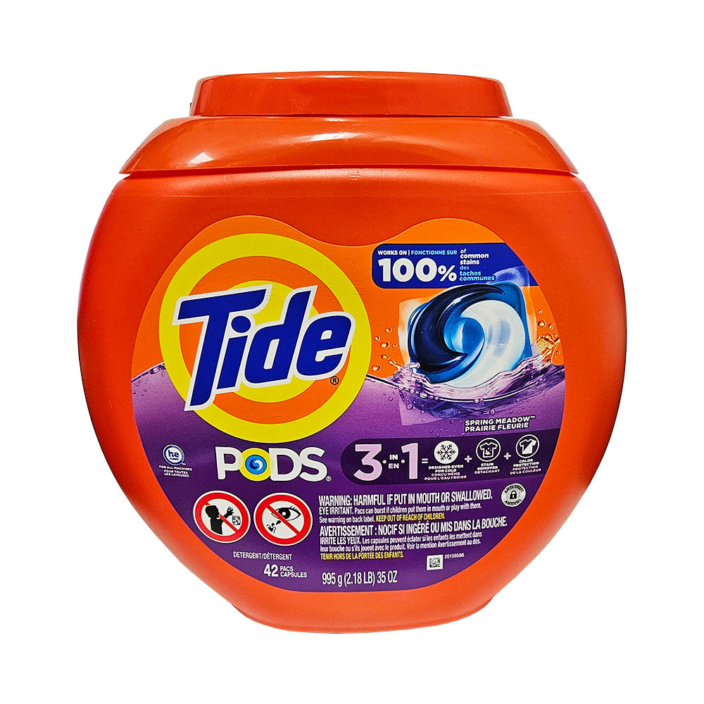 Tide Pods 3 in 1 Soring Meadow Praire Fleurie Detergent 35 oz