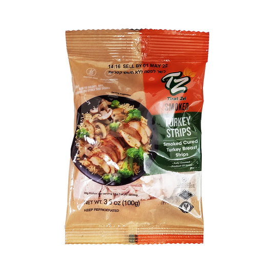 Tirat Zvi Smoked Turkey Breast Strips 3.5oz