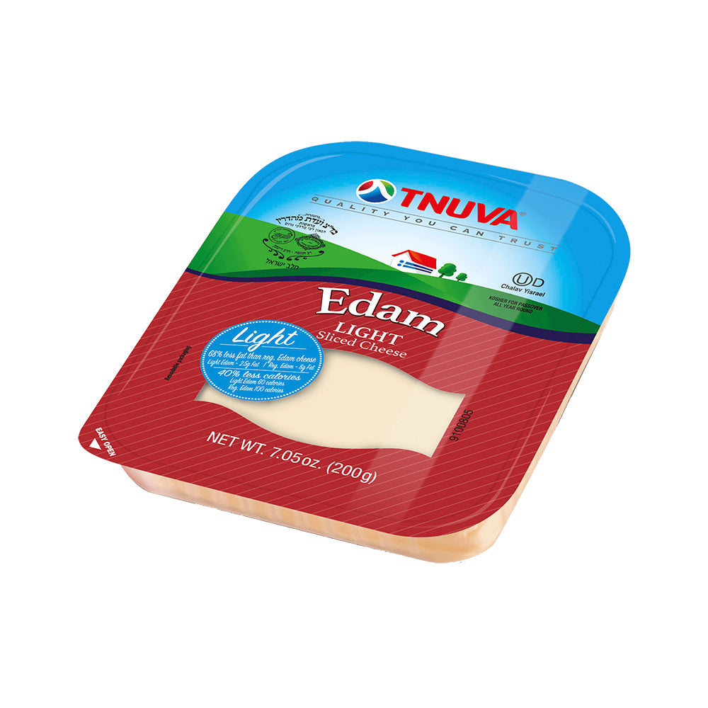 Tnuva Edam light Sliced Cheese 7.05 oz