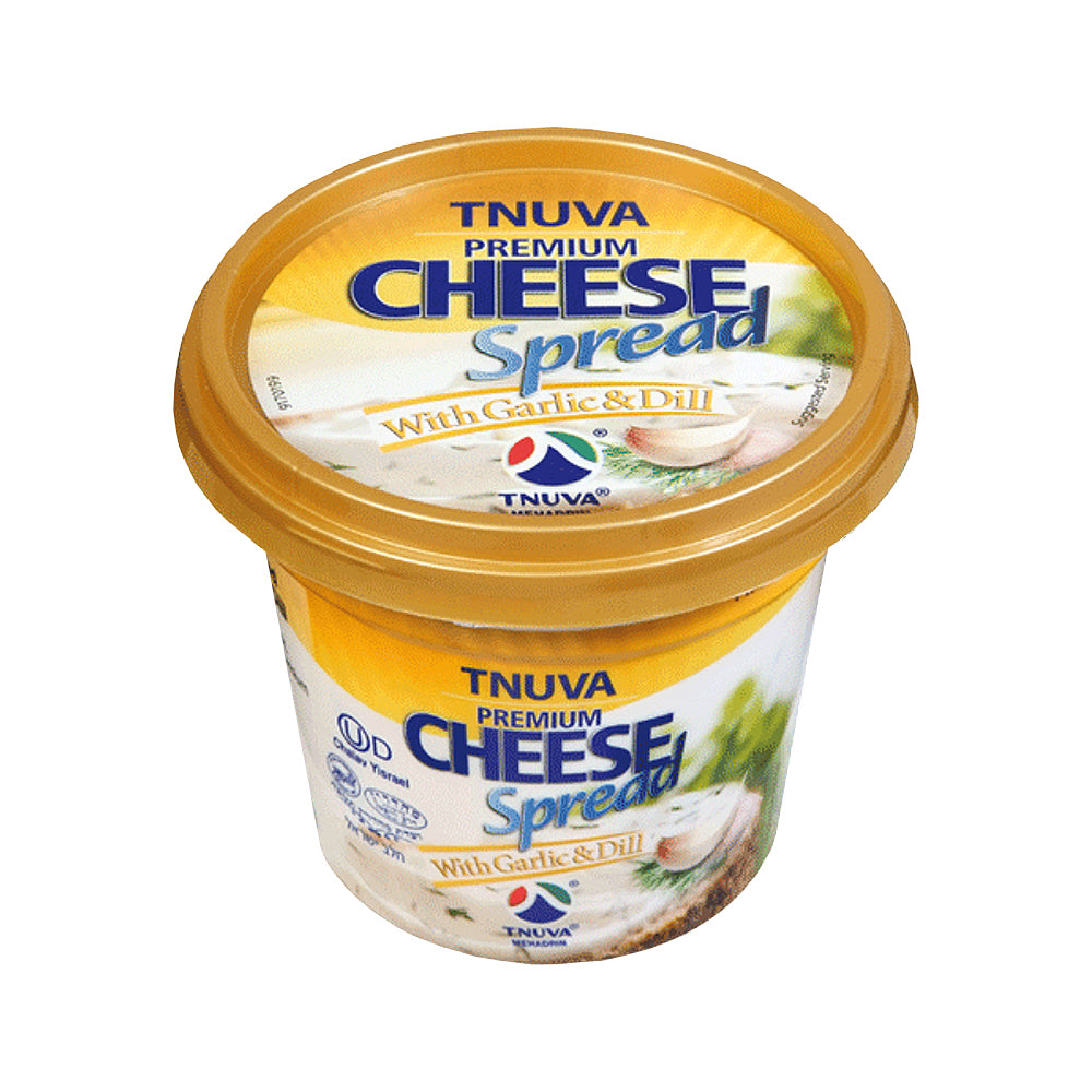 Tnuva Premium Cheese Spread With Garlic & Dill 7.94 oz