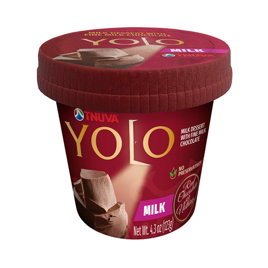 Tnuva Yolo Milk Dessert With Fine Milk Chocolate 4.3 oz