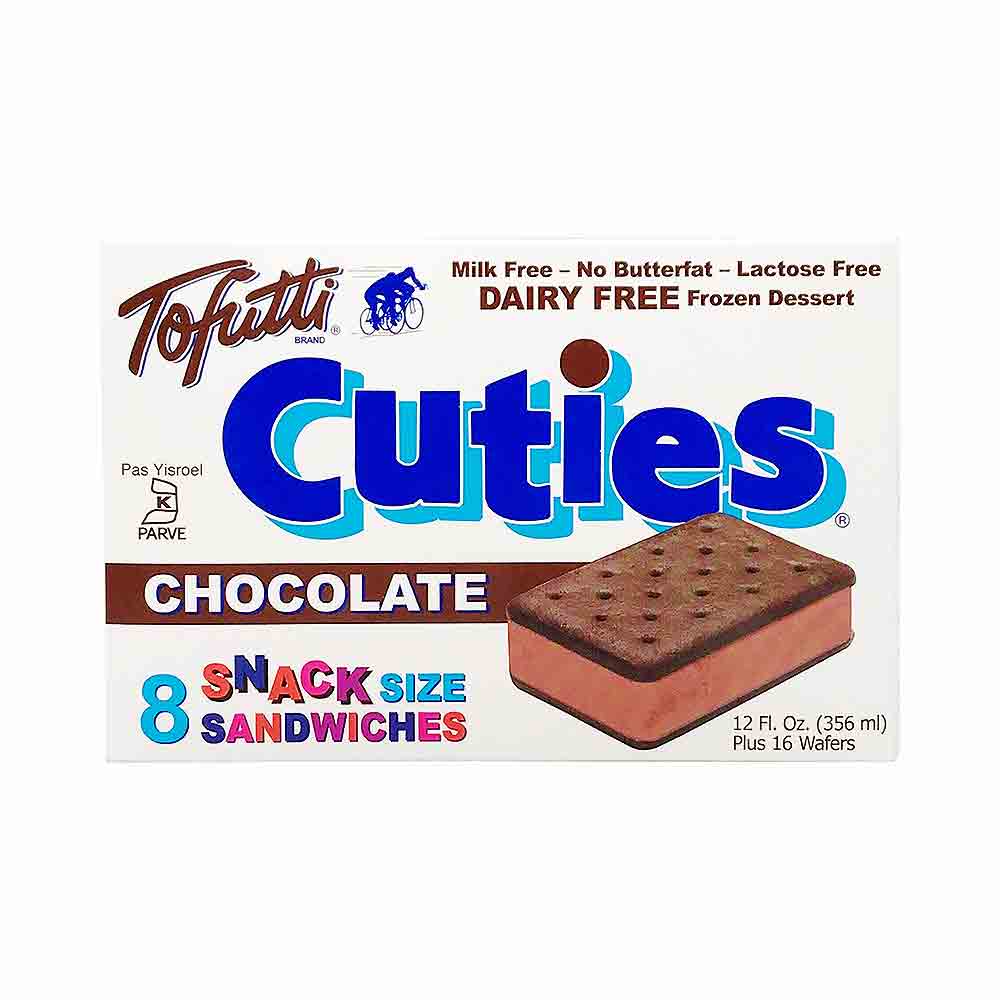 Tofutti Cuties 8 Parve Chocolate Sandwiches 12 oz