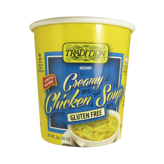 Tradition Gluten Free No MSG Chicken Flavored Instant Noodle Soup Cup 2 oz