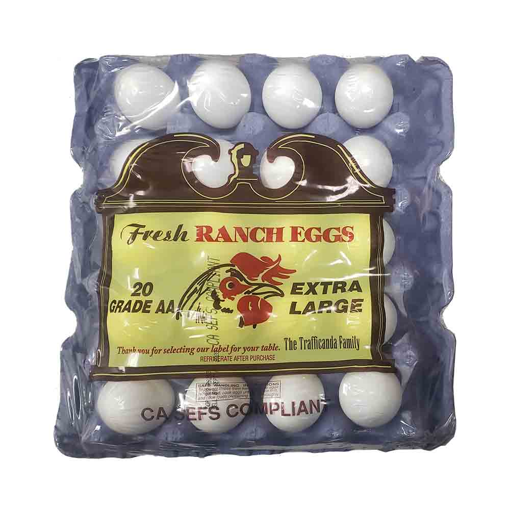 Trafficanda Ranch Eggs 20 Grade AA Extra Large Eggs