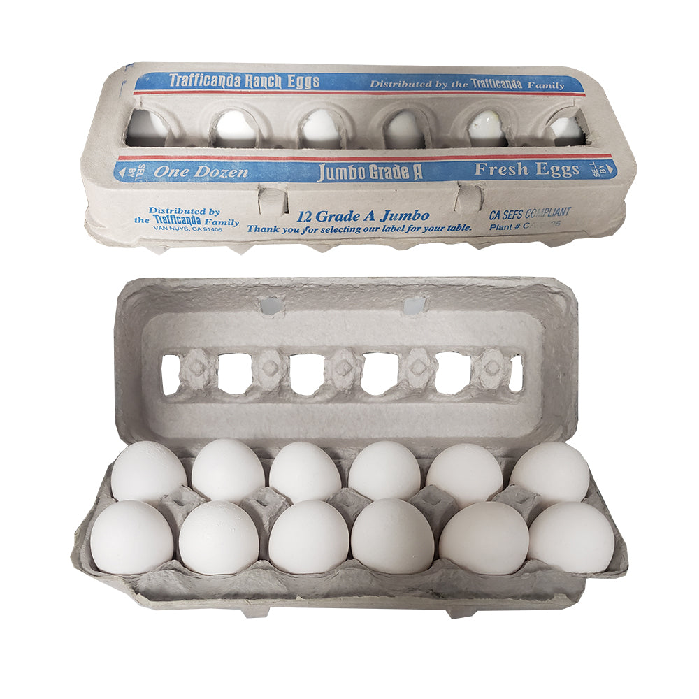 Trafficanda Ranch Eggs Dozen Jumbo Eggs