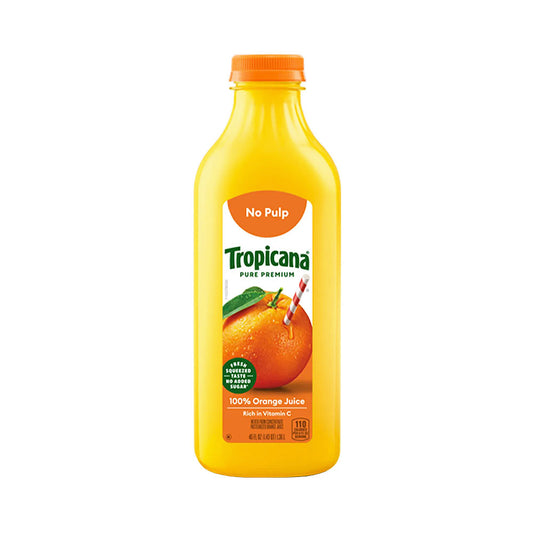 Tropicana No Pulp 100% Orange Juice 46fl