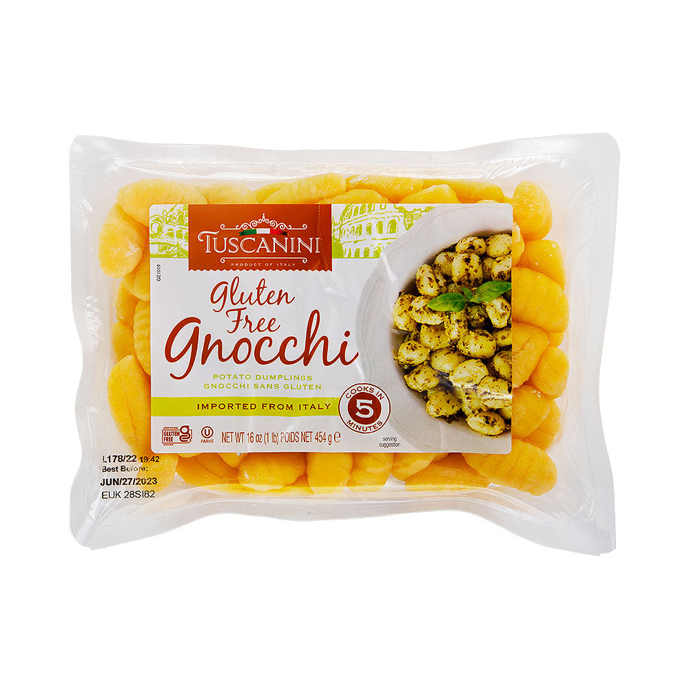 Tuscanini Gluten Free Gnocchi Potato Dumplings  16 oz