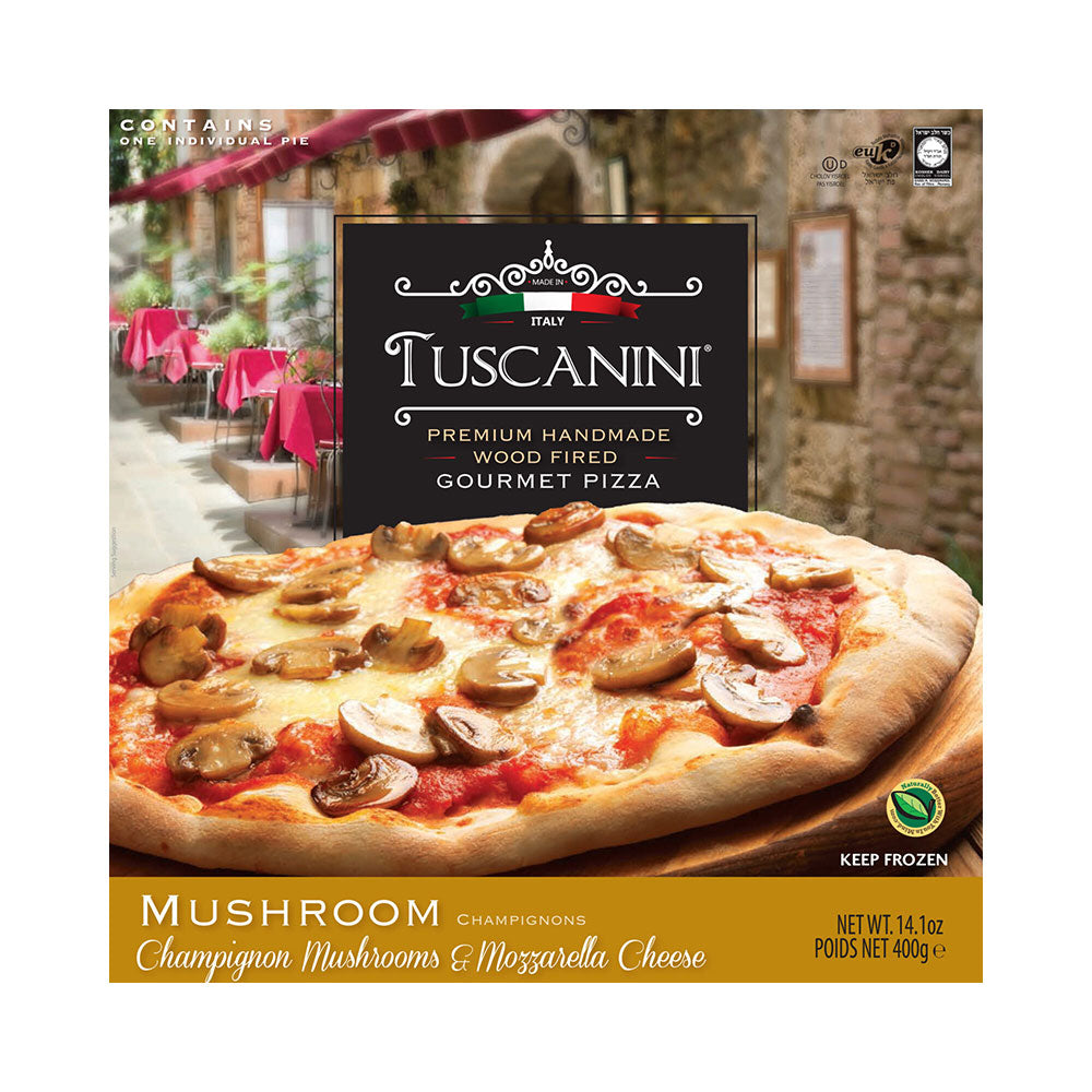 Tuscanini Gourmet Mushroom &amp; Mozzarella Cheese Pizza 15 oz