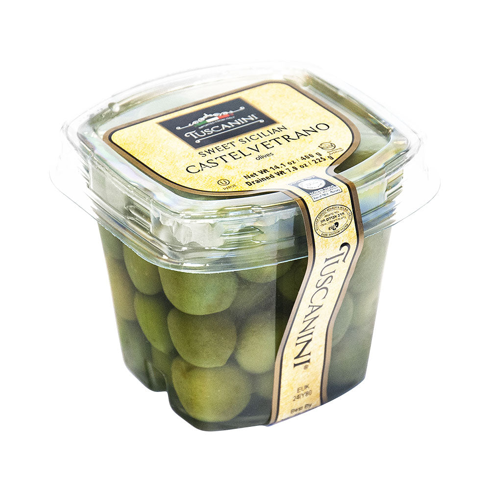 Tuscanini Sweet Sicilian Castel Vetrano Olives 14.1 oz