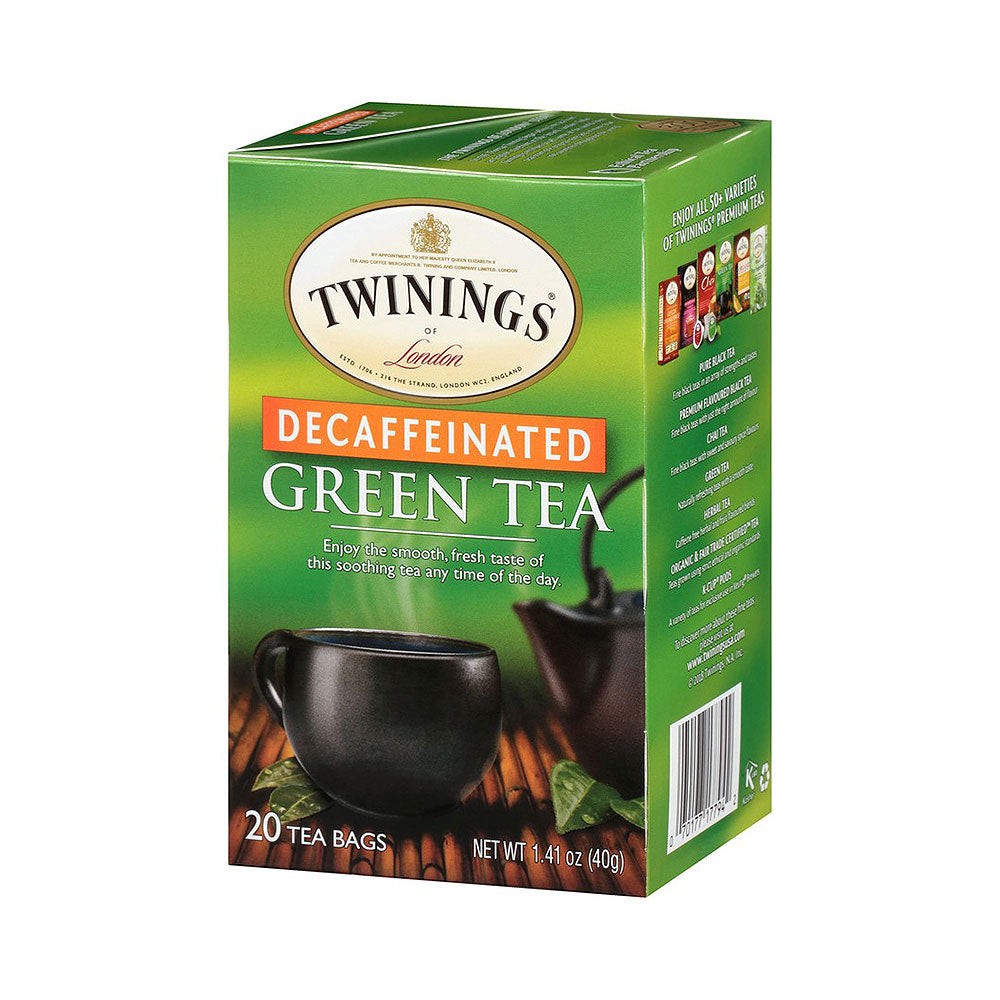 Twining Of London Tea Green Decaffeinated 20 Bags 1.41 oz