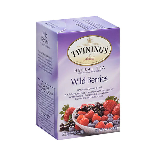 Twinings Wild Berries Herbal Tea 20 Bags 1.41 oz