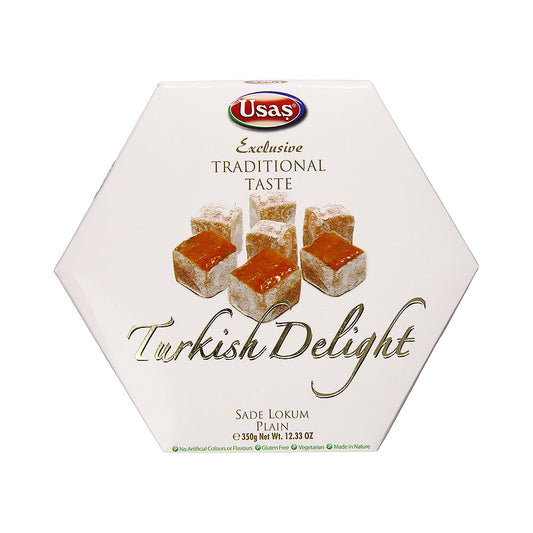 Usas Traditional Taste Turkish Delight Plain 12.33 oz