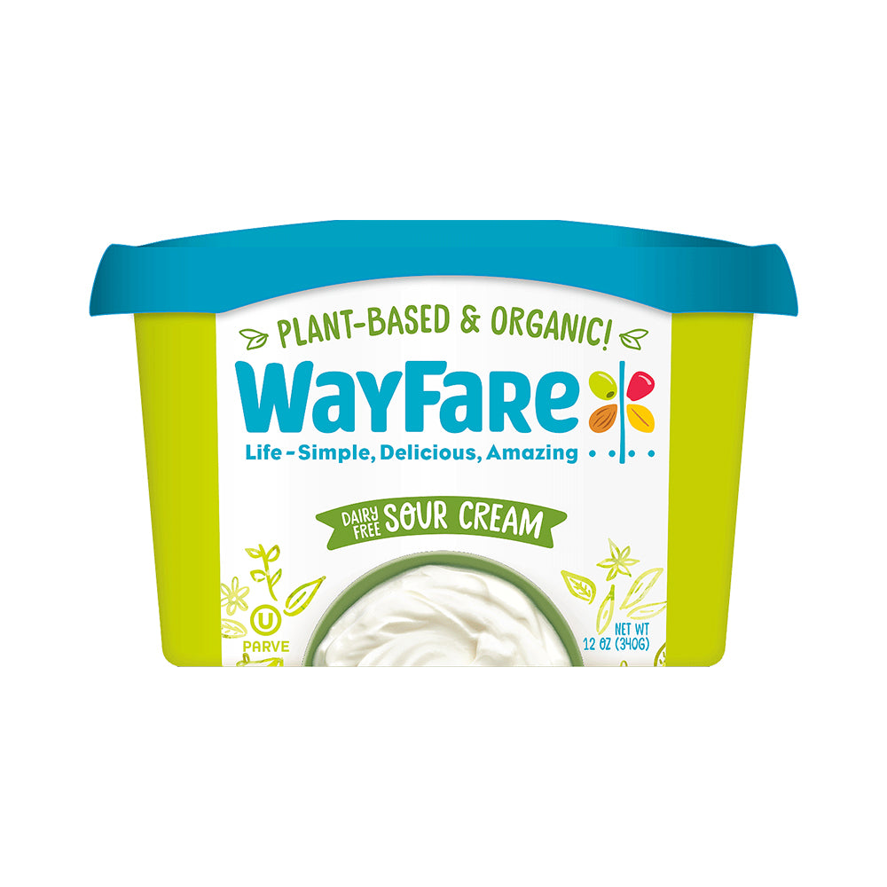 Wayfare Plant Based Organic Dairy Free Sour Cream 12 oz