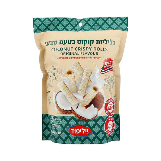 Willi Foods Coconut Crispy Rolls Original Flavour 140gr