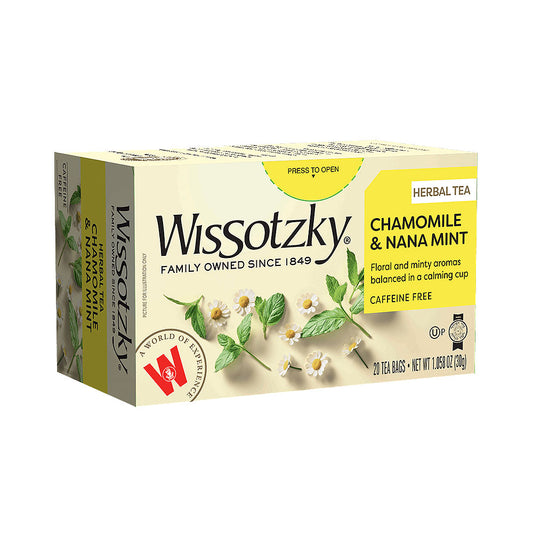 Wissotzky Chamomile Nana Mint Herbal Tea 20 Bags