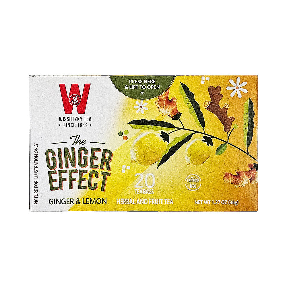 Wissotzky Ginger &amp; Lemon 20 Teabags