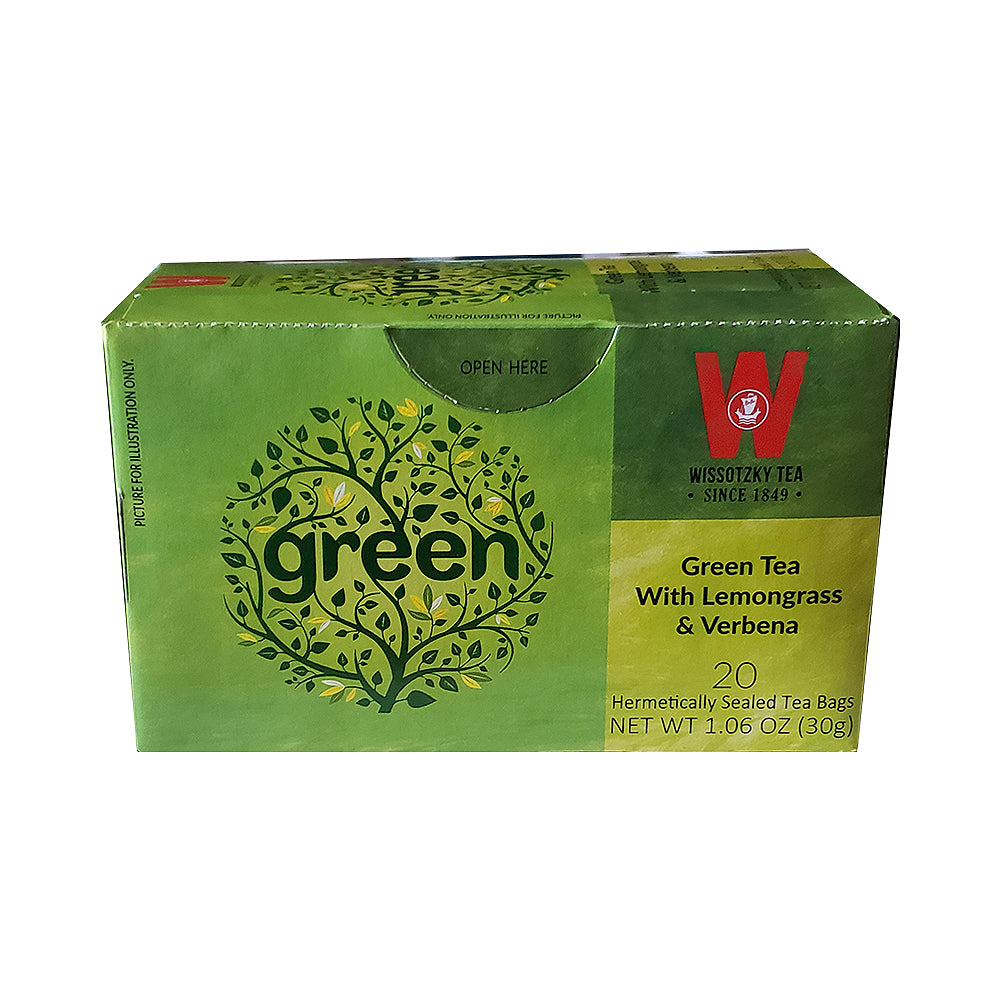 Wissotzky Lemongrass Verbena Green Tea 20 Bags