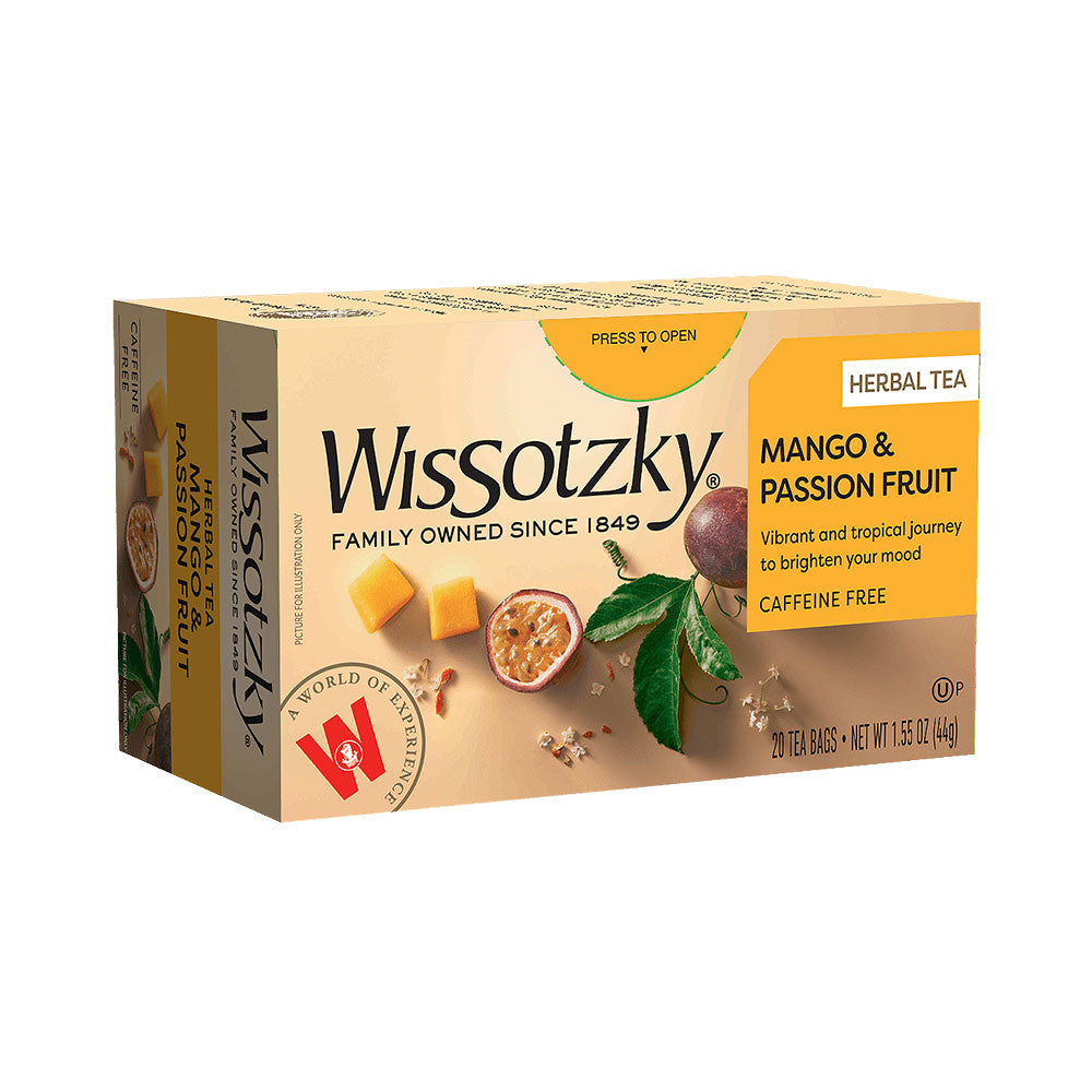Wissotzky Mango Passion Fruit Herbal Tea 20 Bags