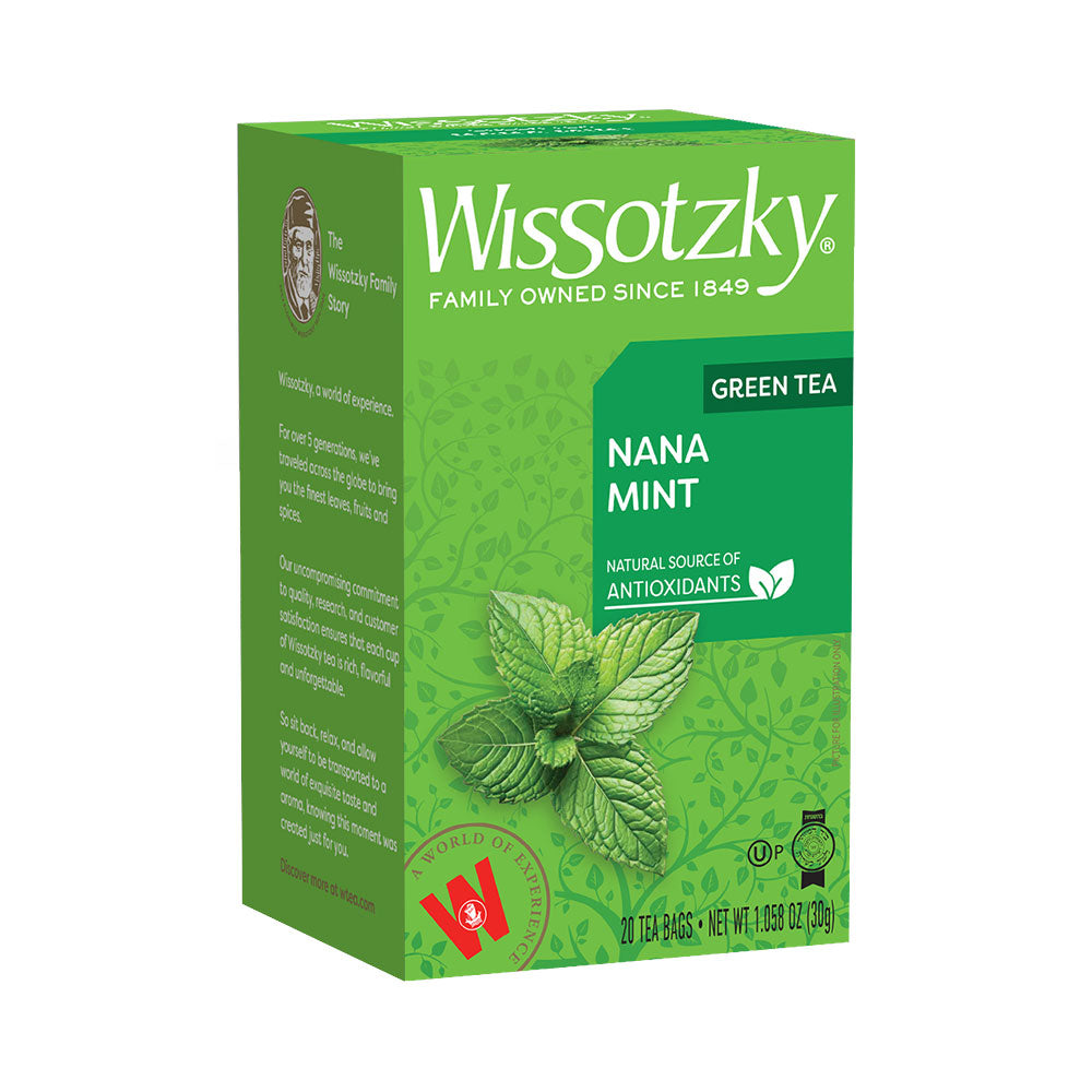 Wissotzky Nana Mint Green Tea 20 Bags