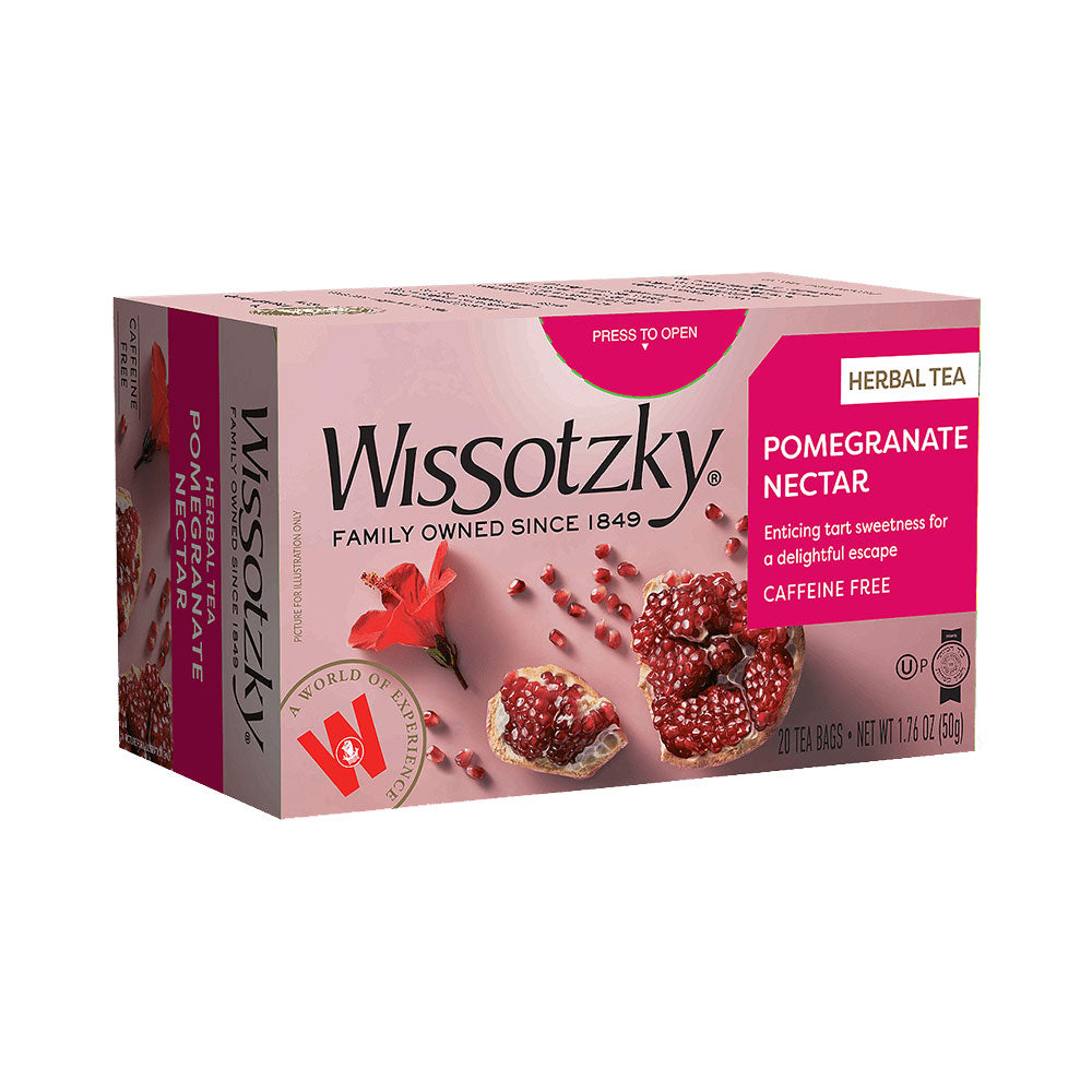 Wissotzky Pomegranate Nectar Herbal Tea 20 Bags