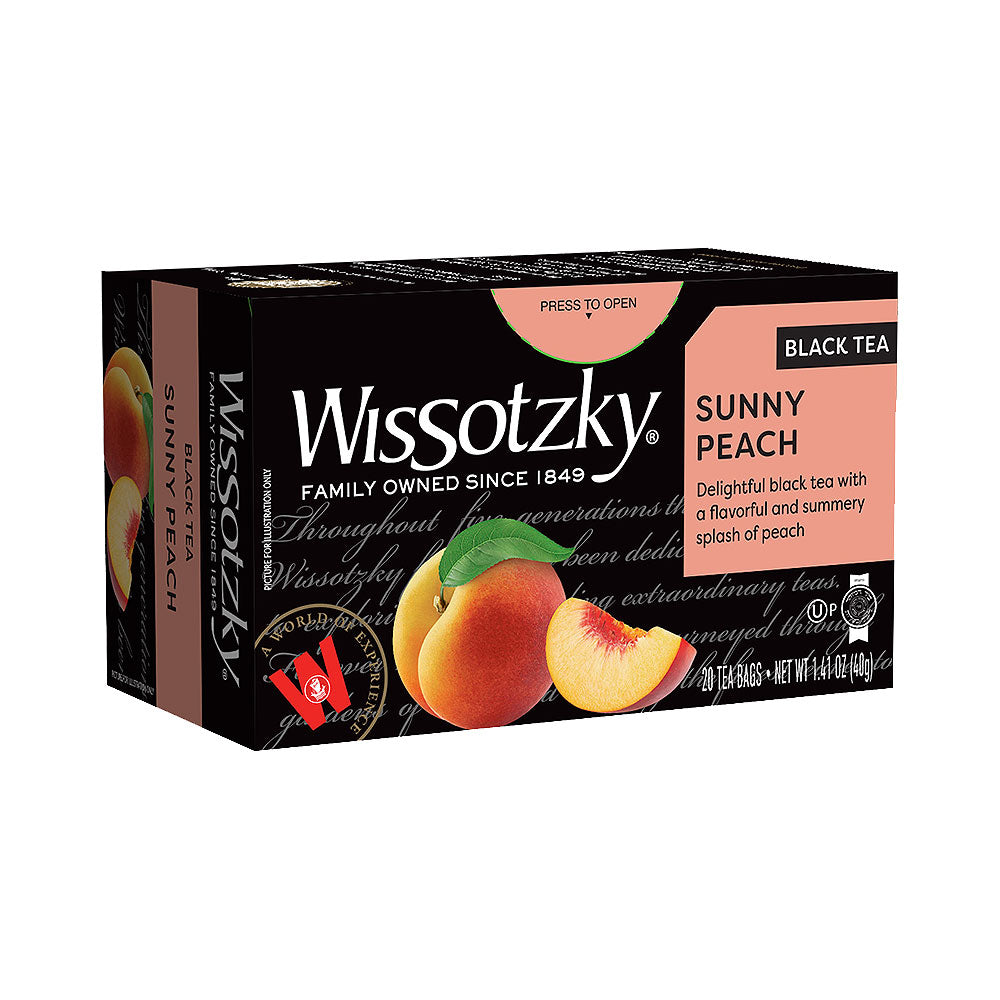 Wissotzky Sunny Peach Black Tea 20 Bags