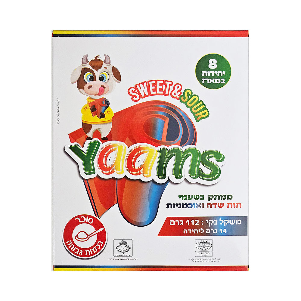 Yaams Sweet & Sour Strawberry & Blueberry Fruit Roll 112gr