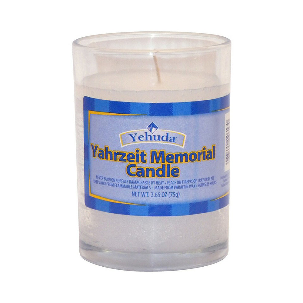 Yehuda Yahrzeit Memorial Candle 2.65 oz