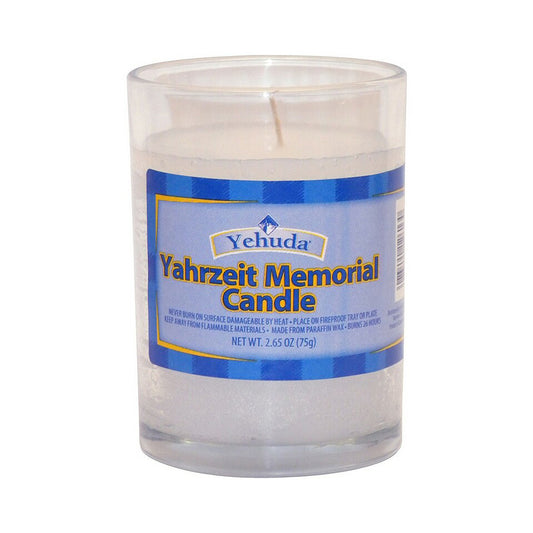 Yehuda Yahrzeit Memorial Candle 2.65 oz