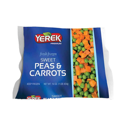 Yerek Sweet Peas and carrots 16 oz