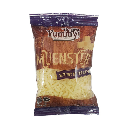 Yummy Shredded Muenster Cheese 8 oz