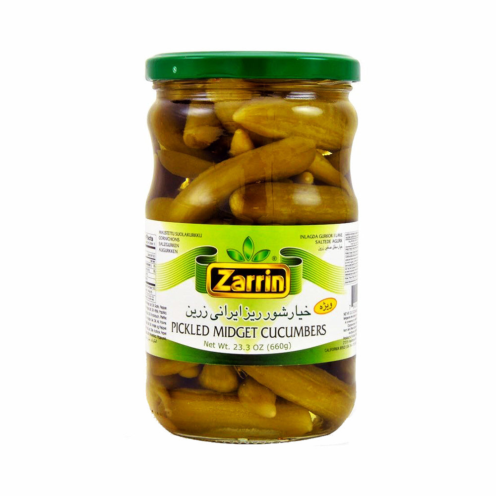 Zarrin Pickled Midget Cucumbers 23.3 oz