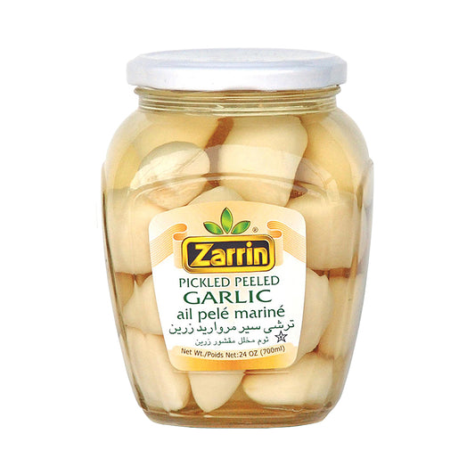 Zarrin Pickled Peeled Garlic 24 oz