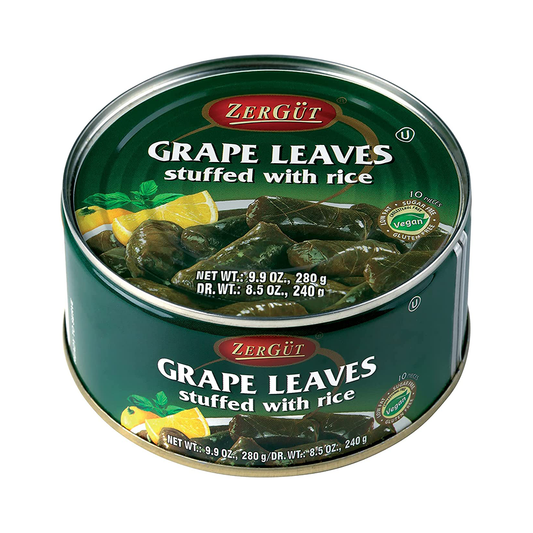 Zergut Grape Leaves Stuffed with Rice 9.9 oz