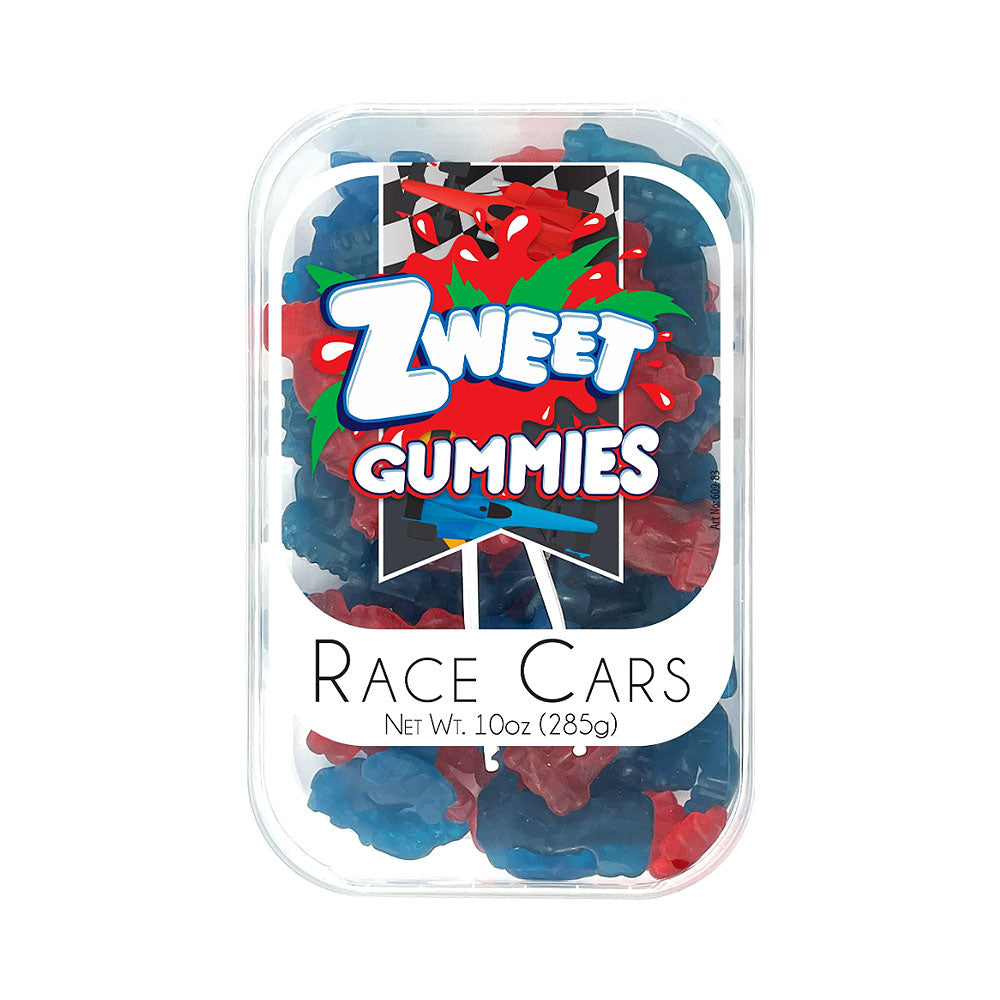 Zweet Race Cars Gummies 10 oz