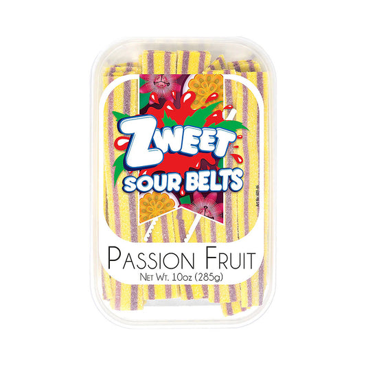 Zweet Sour Belts Passion Fruit 10 oz